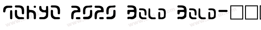 TOKYO 2020 Bold Bold字体转换